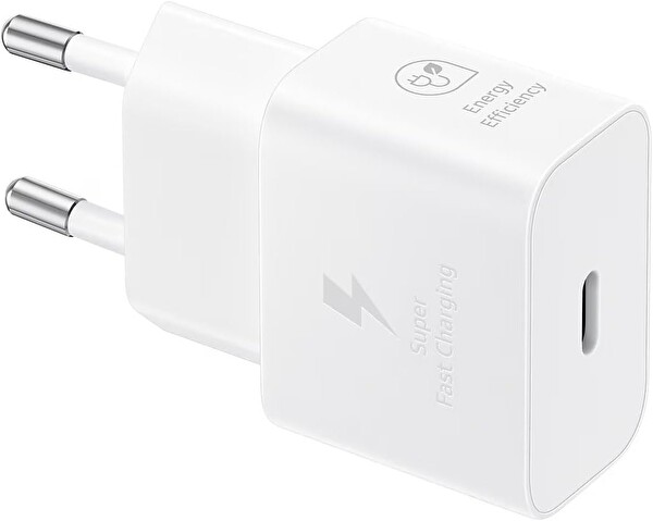 Samsung EP-TA800 25W Type-C Süper Şarj Adaptörü ve Kablo Beyaz (İthalatçı Garantili)