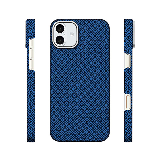 Başkenttekno iPhone 17 Kılıf M-Safe Şarj Özellikli Premium Paris Vax Sert PC Kapak Lacivert