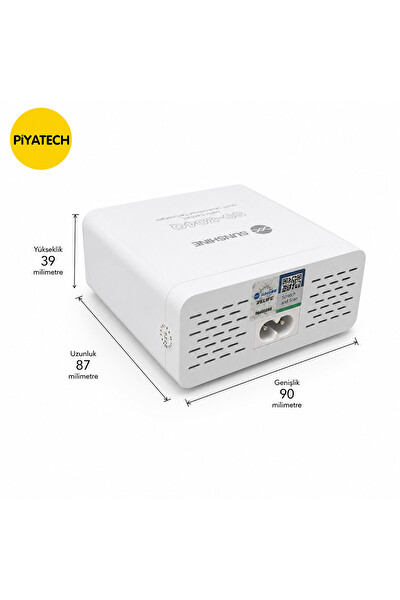 Piyatech SS-304Q 6 Port USB Şarj Cihazı