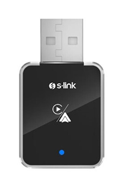 S-Link SL-CAR01 2'si 1 Arada Android ve Apple Cihazlar Kablosuz Android Auto ve Carplay Adaptörü