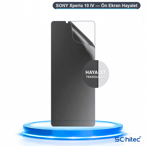 ScHitec SONY Xperia 10 IV Uyumlu Ön Yüzey Hayalet Hidrojel Ekran Koruyucu