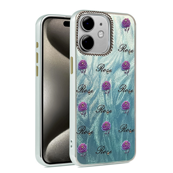 Evimdeyokyok Apple iPhone 11 Kılıf Blade Aynalı Desenli Kapak - Desen 9