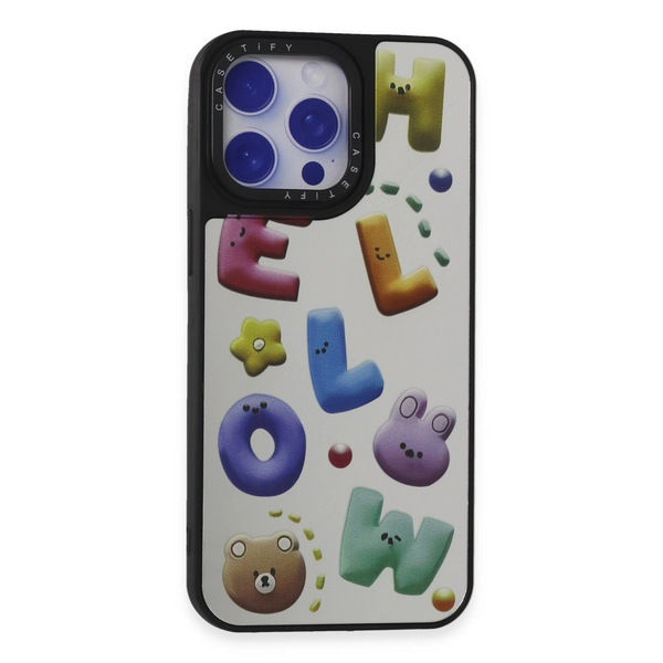 Evimdeyokyok Apple iPhone 15 Pro Max Kılıf Mirror Desenli Kapak - Mirror - 15