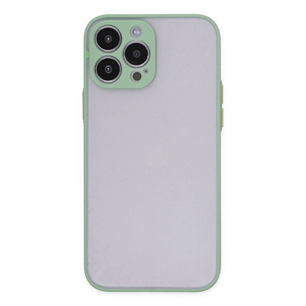 Evimdeyokyok Apple iPhone 13 Pro Max Kılıf Montreal Silikon Kapak - Turkuaz