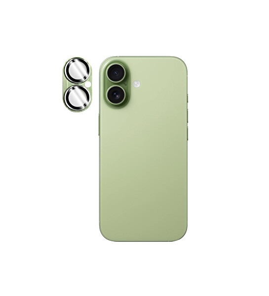 IPG ProLENS iPhone 17 için Tam Kamera Lens Koruma Çerçeveli Tek Gövde Kamera Lens Koruması Ada Çayı Yeşil 4