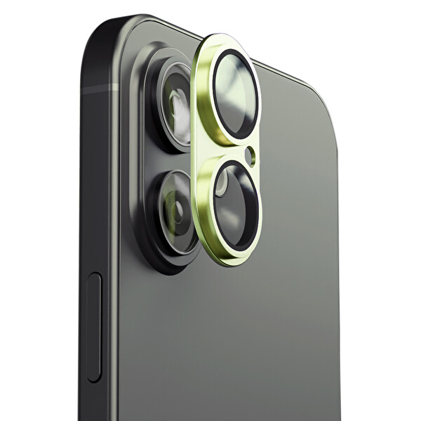 IPG ProLENS iPhone 17 için Tam Kamera Lens Koruma Çerçeveli Tek Gövde Kamera Lens Koruması Ada Çayı Yeşil 5