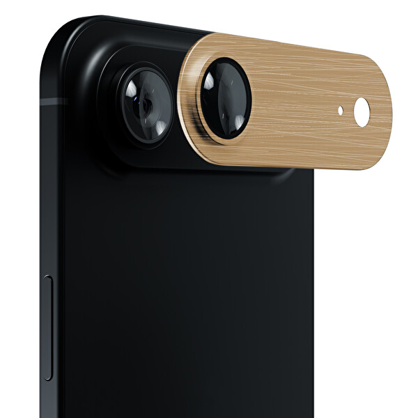 IPG iPhone 17 Air Uyumlu Tam Kamera Lens Koruyucu Altın