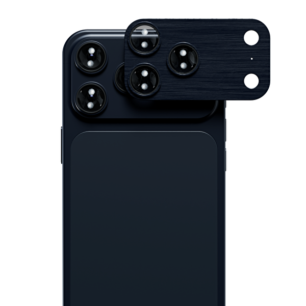 IPG ProLENS iPhone 17 Pro için Tam Kamera Lens Koruma Çerçeveli Tek Gövde Kamera Lens Koruması Siyah 5