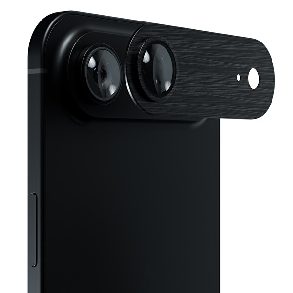 IPG iPhone 17 Air Uyumlu Tam Kamera Lens Koruyucu Siyah 4
