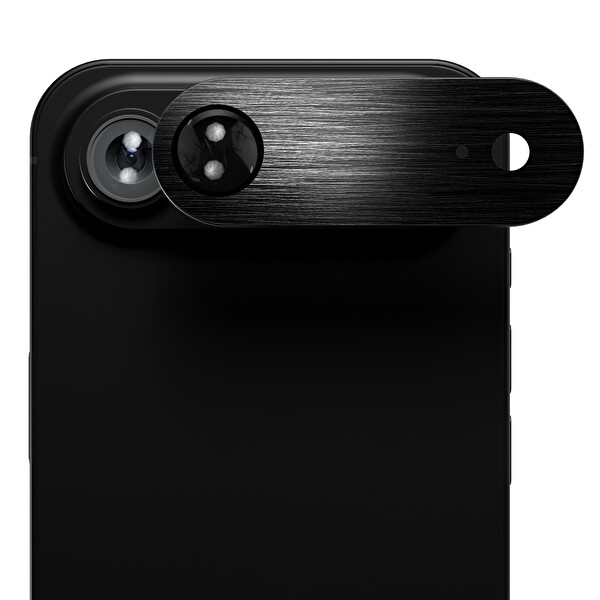 IPG iPhone 17 Air Uyumlu Tam Kamera Lens Koruyucu Siyah 5