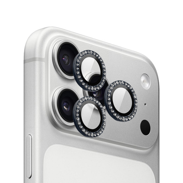 IPG iPhone 17 Pro ve iPhone 17 Pro Max uyumlu Kamera Lens Koruyucu Lacivert