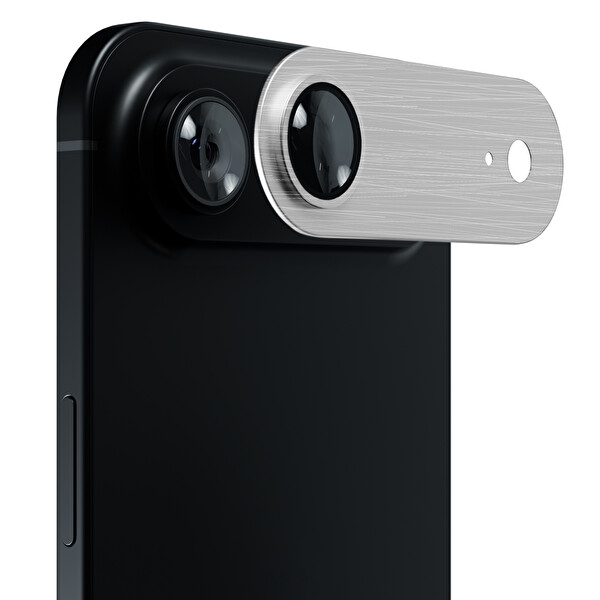 IPG iPhone 17 Air Uyumlu Tam Kamera Lens Koruyucu Gümüş