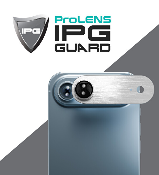 IPG iPhone 17 Air Uyumlu Tam Kamera Lens Koruyucu Gümüş 2