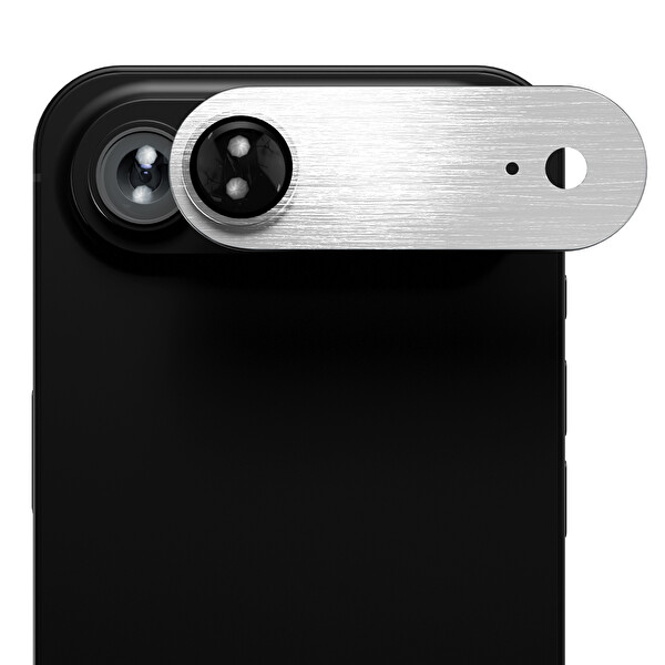 IPG iPhone 17 Air Uyumlu Tam Kamera Lens Koruyucu Gümüş 5