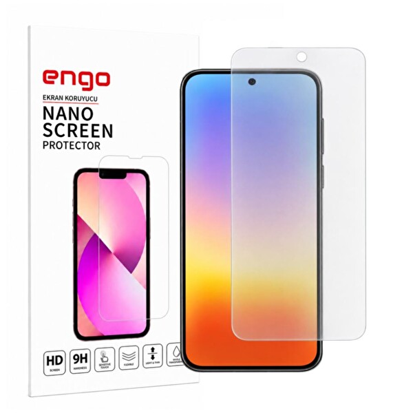 Engo Huawei Pura 90S Pro Uyumlu Mat Ekran Koruyucu 9H Kırılmaz Esnek Cam Yansıma Önleyici Parmak İzi Tutmaz