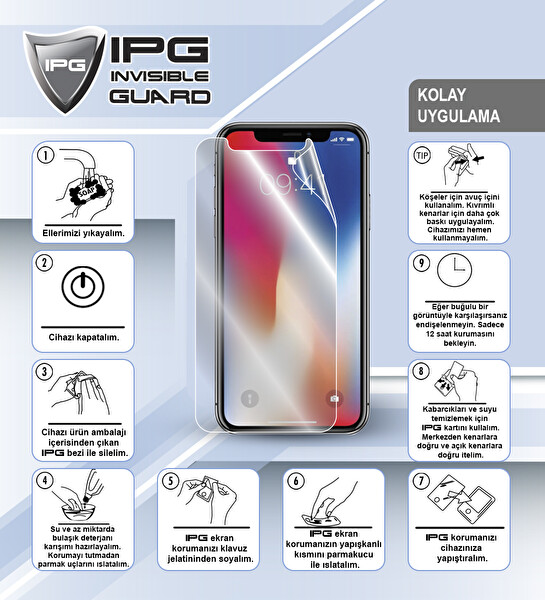 IPG Samsung Galaxy A27 ile Uyumlu Hidrojel İnce TPU Ekran Koruyucu