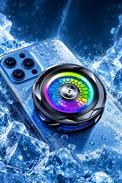Torima ACC80 Kablolu Cep Telefon Soğutucu Oyuncu Radyatör Soğutma Fanı Siyah