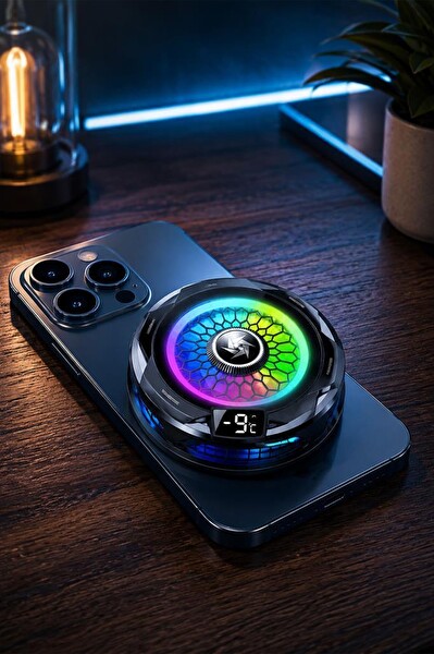 Torima ACC80 Kablolu Cep Telefon Soğutucu Oyuncu Radyatör Soğutma Fanı Siyah