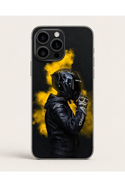 Piyatech Sarı Duman Rider Tüm Telefon Modellerine Uyumlu Kaplama Sipariş Sonrası Marka ve Modelinizi İletiniz