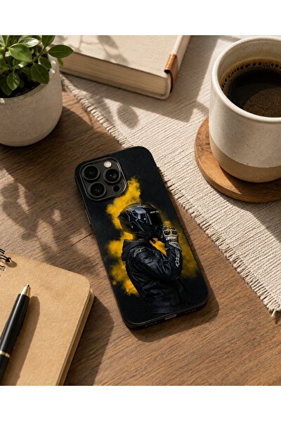 Piyatech Sarı Duman Rider Tüm Telefon Modellerine Uyumlu Kaplama Sipariş Sonrası Marka ve Modelinizi İletiniz