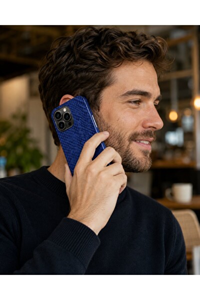 Piyatech Mavi Yılan Derisi Tüm Telefon Modellerine Uyumlu Kaplama Sipariş Sonrası Marka ve Modelinizi İletiniz