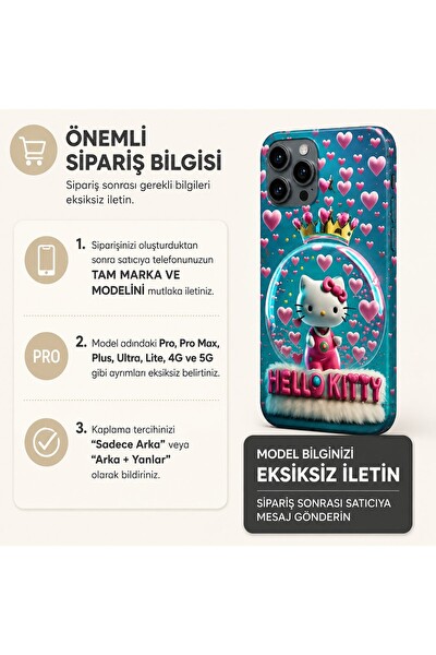 Piyatech Hello Kitty Tüm Telefon Modellerine Uyumlu Sipariş Sonrası Marka ve Modelinizi İletiniz