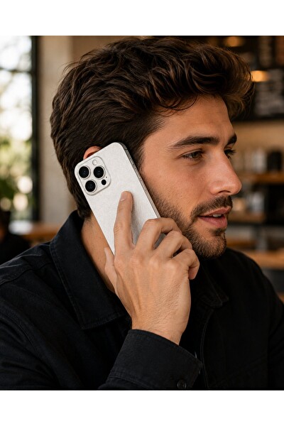 Piyatech İnci Beyaz Dokulu Tüm Telefon Modellerine Uyumlu Kaplama Sipariş Sonrası Marka ve Modelinizi İletiniz