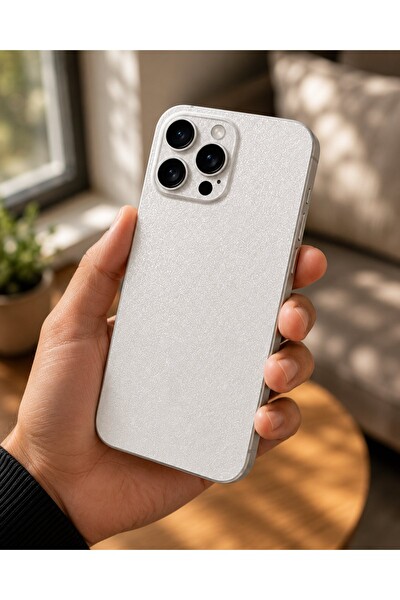 Piyatech İnci Beyaz Dokulu Tüm Telefon Modellerine Uyumlu Kaplama Sipariş Sonrası Marka ve Modelinizi İletiniz
