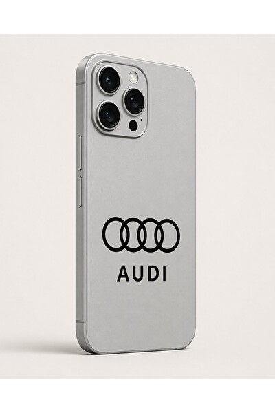 Piyatech Gümüş Audi Tüm Telefon Modellerine Uyumlu Kaplama Sipariş Sonrası Marka ve Modelinizi İletiniz