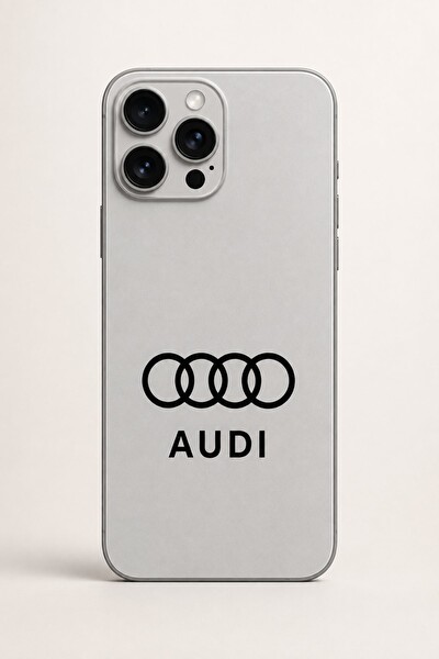 Piyatech Gümüş Audi Tüm Telefon Modellerine Uyumlu Kaplama Sipariş Sonrası Marka ve Modelinizi İletiniz