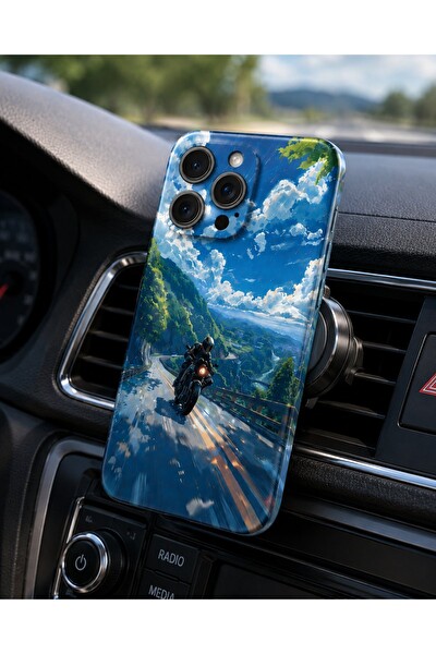 Piyatech Mavi Ufuk Sürüşü Tüm Telefon Modellerine Uyumlu Kaplama Sipariş Sonrası Marka ve Modelinizi İletiniz