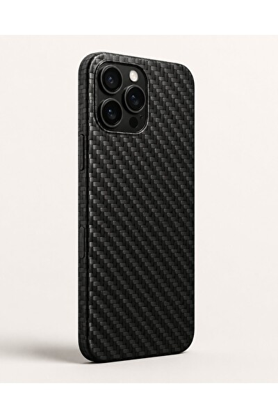 Piyatech Karbon Örgü Siyah Tüm Telefon Modellerine Uyumlu Kaplama