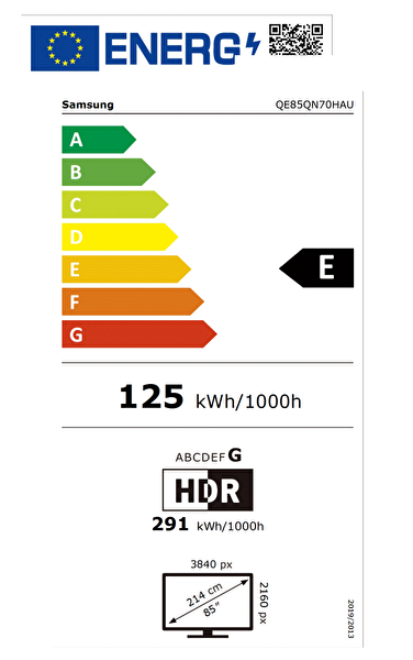 Samsung Neo QLED QN70H 85