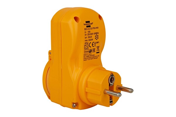 Brennenstuhl BDI-A 2 30 IP54 Lisanslı Devre Kesici Kaçak Akım Sigortalı Priz