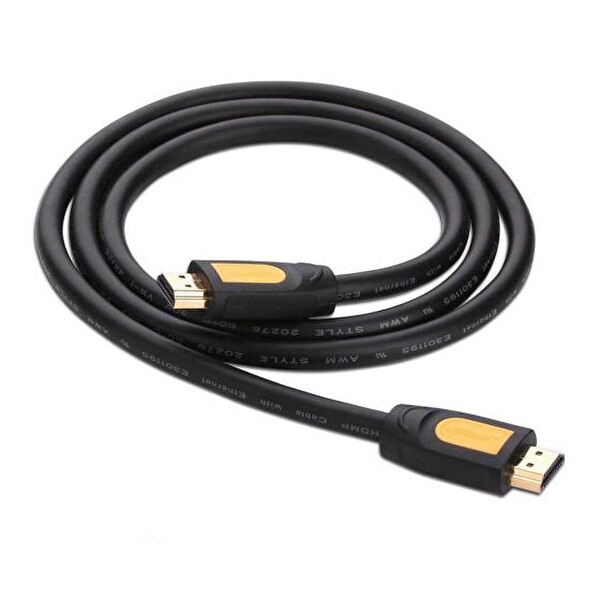 Ugreen 4K 2 M Siyah Yüksek Hızlı Ethernet ve HDMI Kablosu
