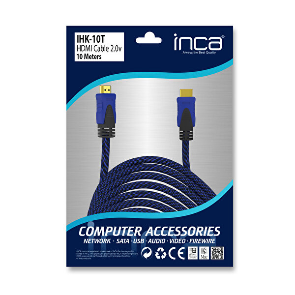 Inca  IHK-10T 2.0V 10 Metre HDMI To HDMI Kablo
