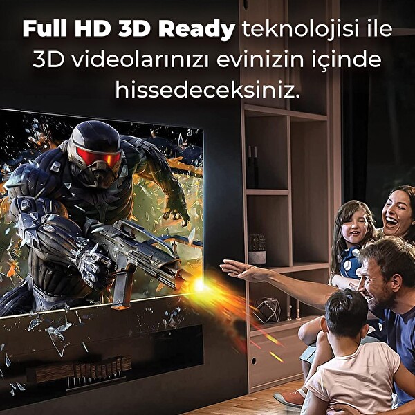 Bix Premium PHD02 8K@60HZ 4K@120HZ Earc Yüksek Hızlı 2 Metre 2.1 HDMI Kablo