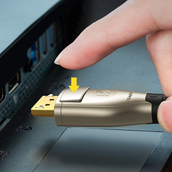 Ugreen 8K 60 Hz 4K 144 Hz V1.4 Displayport 2 M Görüntü ve Ses Aktarım Kablosu