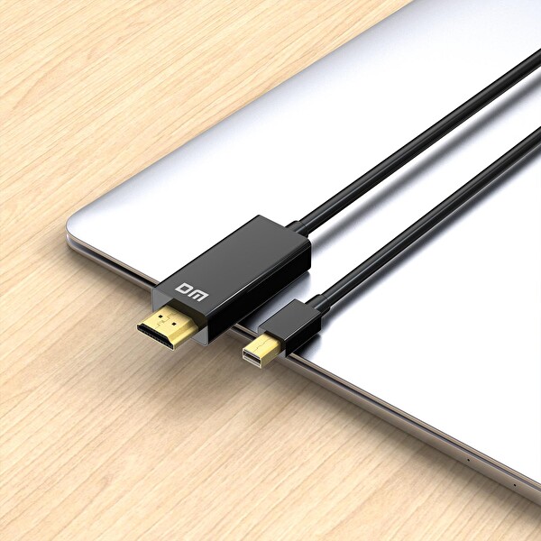 DM CHB039 4K 30 Hz 1.8 M Mini Displayport To Hdmi Görüntü Aktarma Kablosu