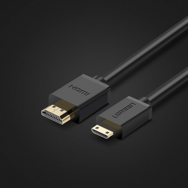 Ugreen 11167 HD119 Mini HDMI To HDMI 4K 60 Hz V1.4 1.5 M Ses ve Görüntü Aktarım Kablosu
