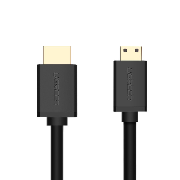 Ugreen 11167 HD119 Mini HDMI To HDMI 4K 60 Hz V1.4 1.5 M Ses ve Görüntü Aktarım Kablosu