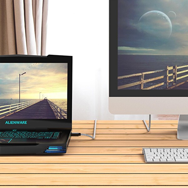 Orico HD501-30-BK-BP 3 M 4K 60 Hz HDMI V2.0 Ses ve Görüntü Aktarım Kablosu