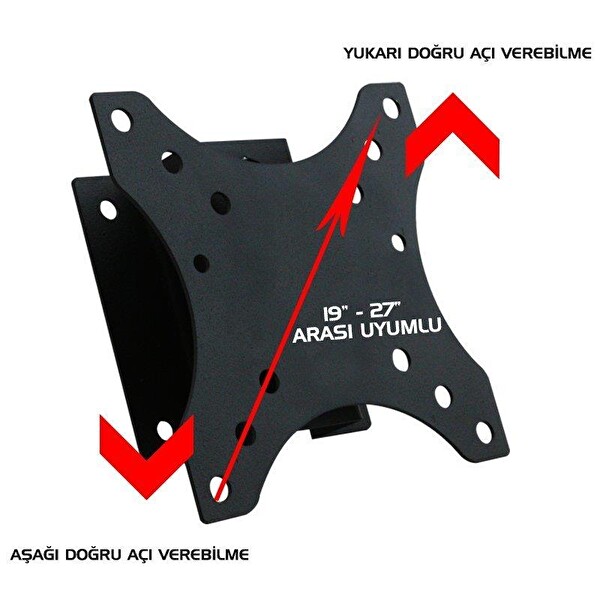 Powermaster 19-28'' Sabit LCD-LED TV Askı Aparatı