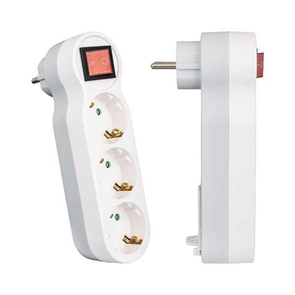 VEA VE-22415 16 Amper 3500 W Anahtarlı 3'lü Priz