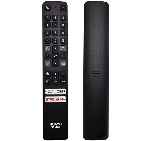OEM TCL RM-L1673 V2 Uyumlu Ses Komutsuz Android LED TV Kumandası