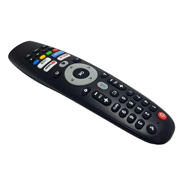 OEM Onvo Uyumlu 4K Android Smart LED TV Kumanda - Ses Komutlu