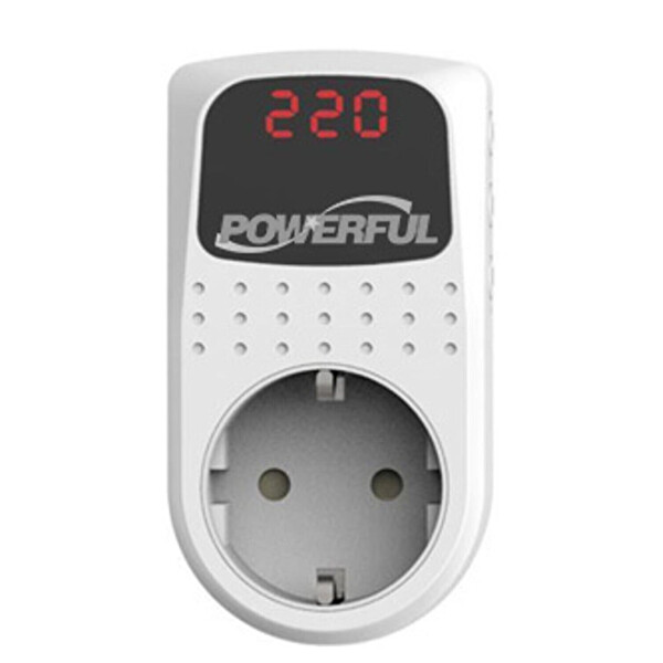 Powerful VP-116 3500W Tekli Akım Koruma Prizi Beyaz