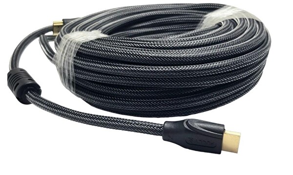 Fully 15 Metre Örgülü Full HD HDMI Kablo