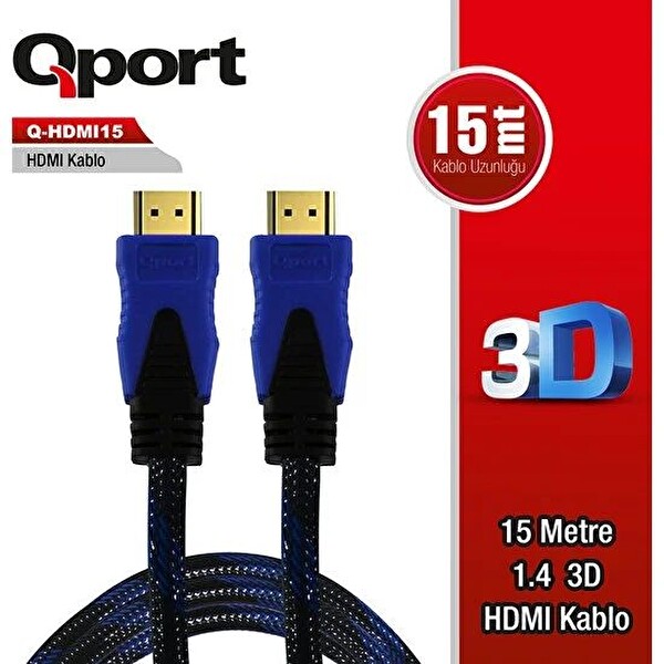 Qport Q-HDMI 152 15 M 2.0 4K HDMI Kablo