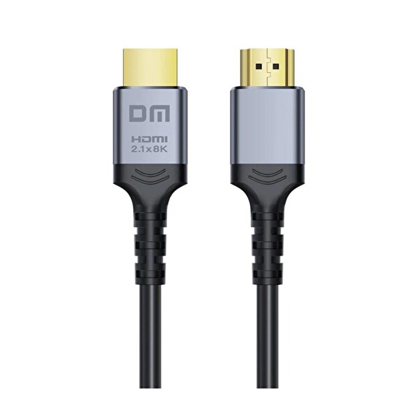 DM HI001S 8K/60Hz 4K/144Hz HDMI 2.1 HDR Görüntü ve Ses Aktarım Kablosu 1.5 Metre